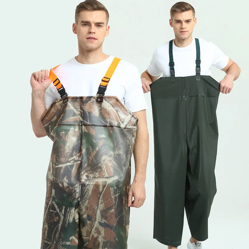 

Waterproof Overalls Pants Men Work Clothing Breeding Coveralls Fishermen Raincoat Workwear Car Wash Kitchen Protective Clothing