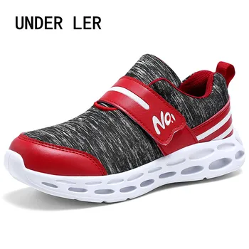 

2020 Autumn Winter Kids Shoes Baby Boys Girls Children's Casual Warm Sneakers Breathable Soft Running Sports Shoes X020