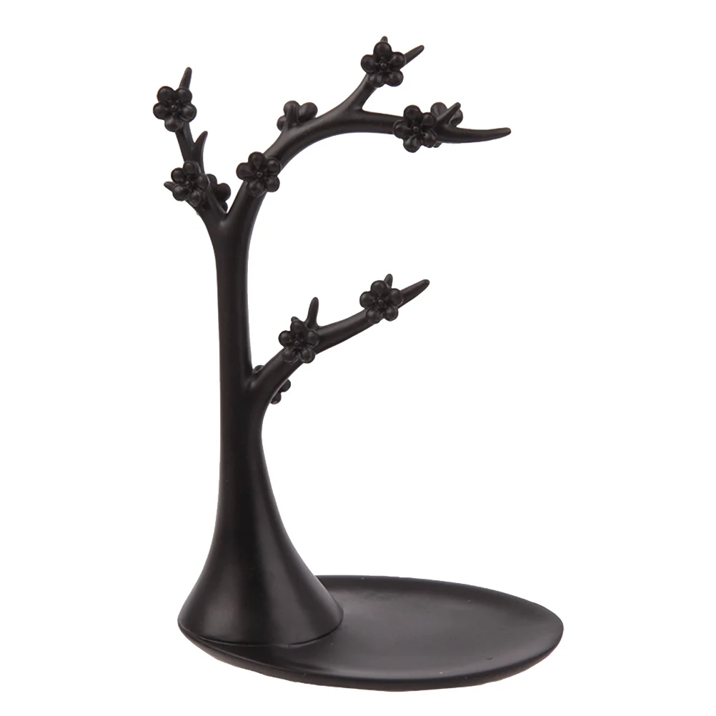 

1pc Jewelry Storage Rack Resin Creative Durable Stylish Plum Tree Jewelry Display Rack Storage Rack For Home Shop Showcase