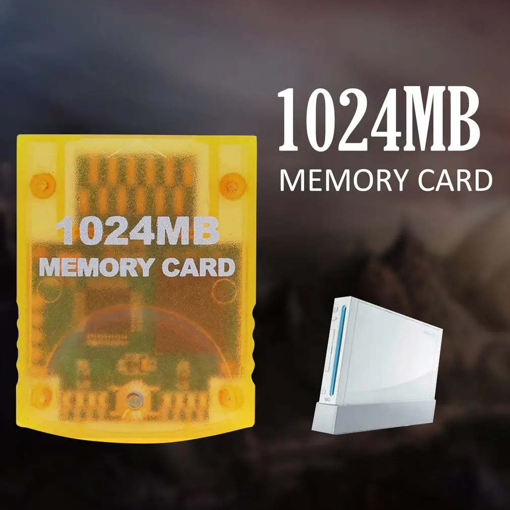 1024 МБ большая емкость карта памяти для игр аксессуары для WII Gamecube игровая консоль сохранить игровой модуль данных