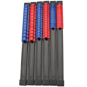 

3Set 1/2 3/8 1/4 Socket Organizer Drive Sleeve Storage Bracket Rail Tool Organizer Storage Divider Rail Tray Holder Sockets
