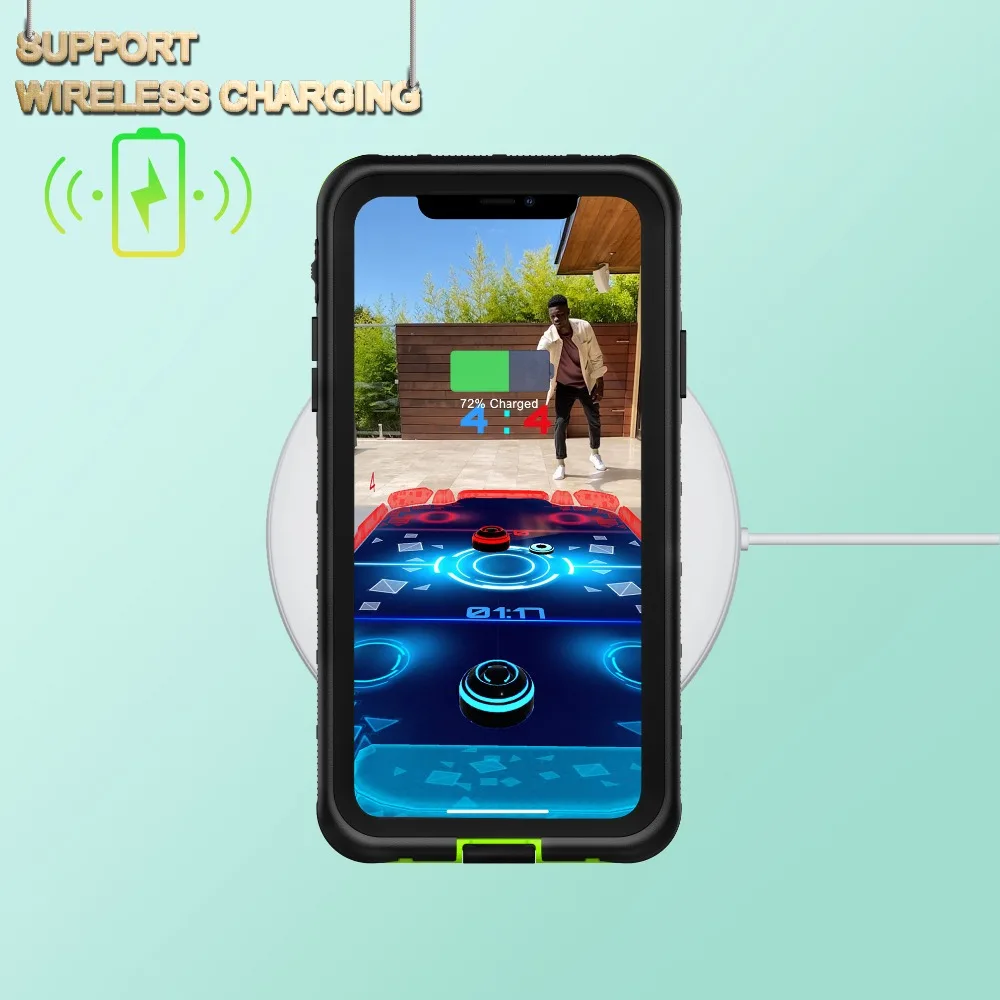 Открытый Противоскользящий чехол для iPhone 11Pro Max чехол с трубкой IP68 Водонепроницаемый чехол для iPhone 11 11 Pro MAX Coque Capa