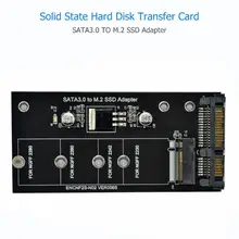 SATA 3,0 22 Pin к M.2 NGFF SSD адаптер карта расширения 6Gpbs ключ B-M конвертер подходит для четырех различных SSD жестких дисков