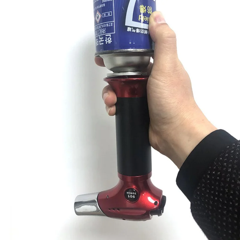 Cigarette Lighter & Spray Gun Universal Butane Gas Fill Plastic Head Can Put On Cassette Gas Tank Inflatable Reusable Adapter