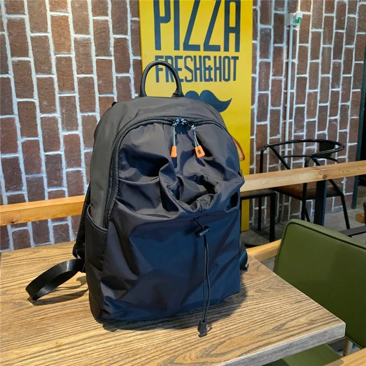 

2019 New Style Simple Backpack Men's Fashion Casual College Student School Bag Lightweight Backpack