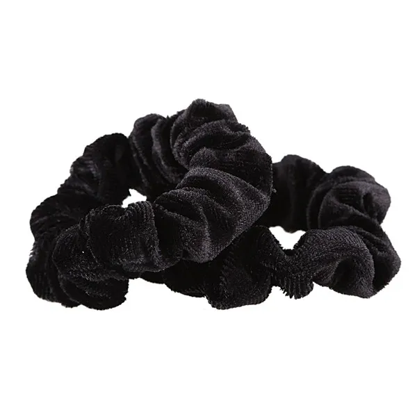 10 Pack Black Velvet Scrunchie Hair Elastics Hair Bobbles Hair Bands