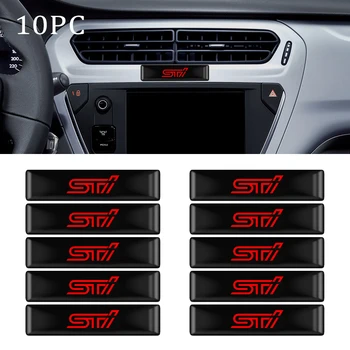 

3D Car Styling Decoration Epoxy Car Sticker STI Logo Badge Decals Accessories For SUBARU LEGACY Forester Outback Impreza STI