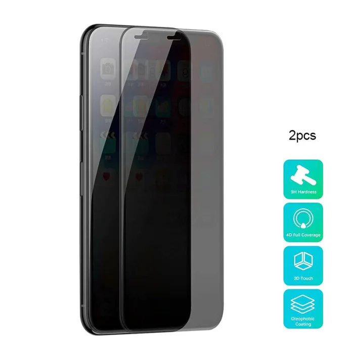 2 шт Защитная пленка для экрана из закаленного стекла для iPhone 11 Pro Max DQ-Drop