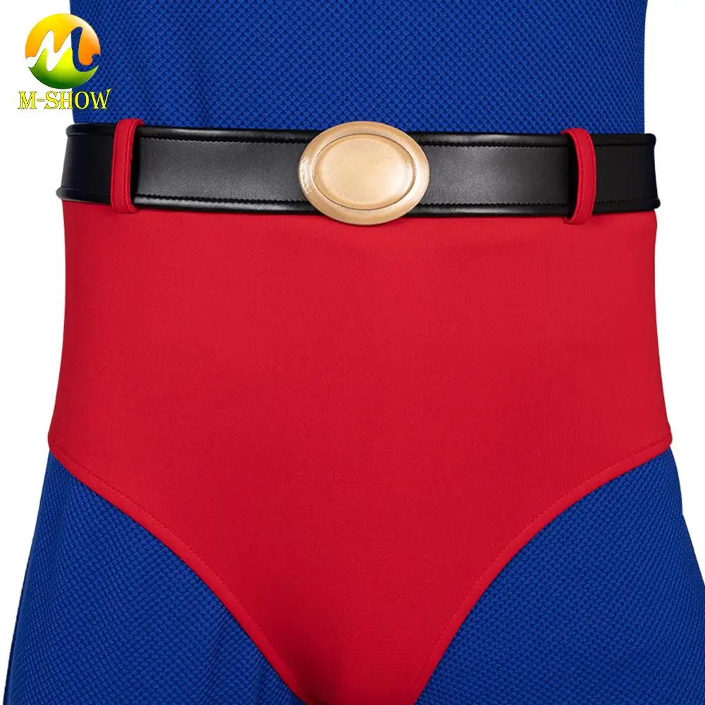 DC Comic Cosplay Superman Costume Kingdom Come Superhero Cosplay Jumpsuit Cloak Halloween Zentai Su