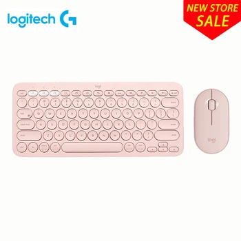 

Logitech K380 Multi-Device Bluetooth Wireless Gaming keyboard + Pebble Mouse Mini for Mac Chrome OS Windows iPhone iPad Android