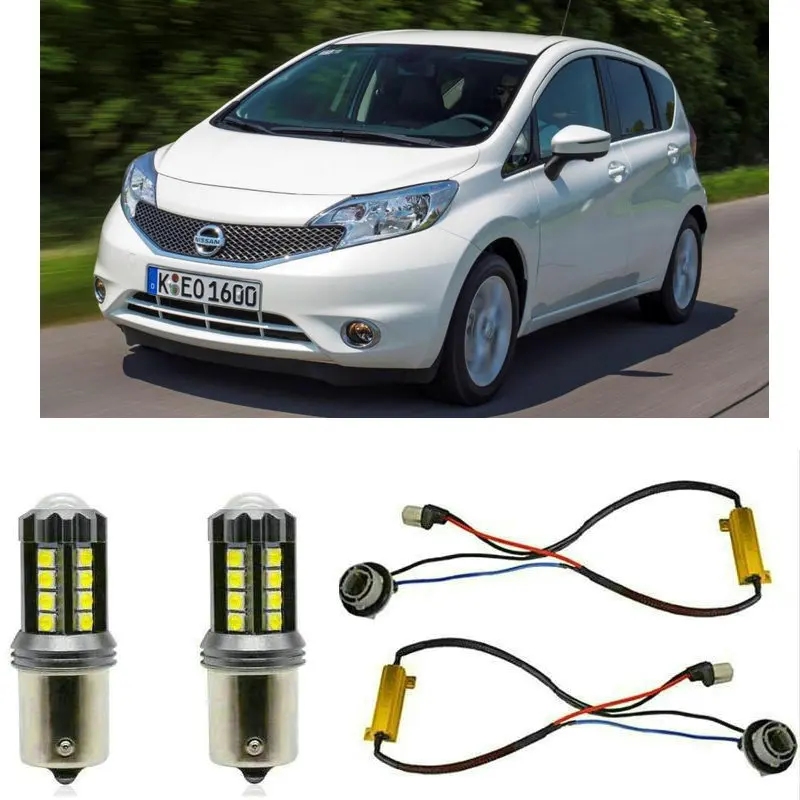 

Fog lamps for Nissan NOTE E12 Stop lamp Reverse Back up bulb Front Rear Turn Signal error free 2pc