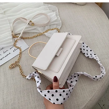 

Metal Circle Handle Handbags for Women 2020 Trend Solid Color Leather Small Shoulder Messenger Bag Ladies Chain Crossbody Bag