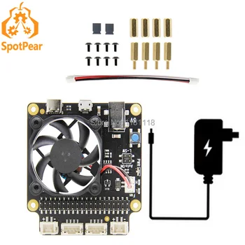 

Raspberry Pi 4 Model B Fan X735 Power Output 40pin for Raspberry Pi 4B 3B plus 3B