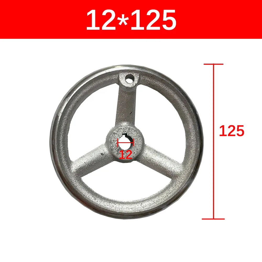 Cnc Handwheel Metal handwheel milling machine CNC lathe 3D printer spoke handwheel wavy wheel bakelite three-wheel cast iron chrome