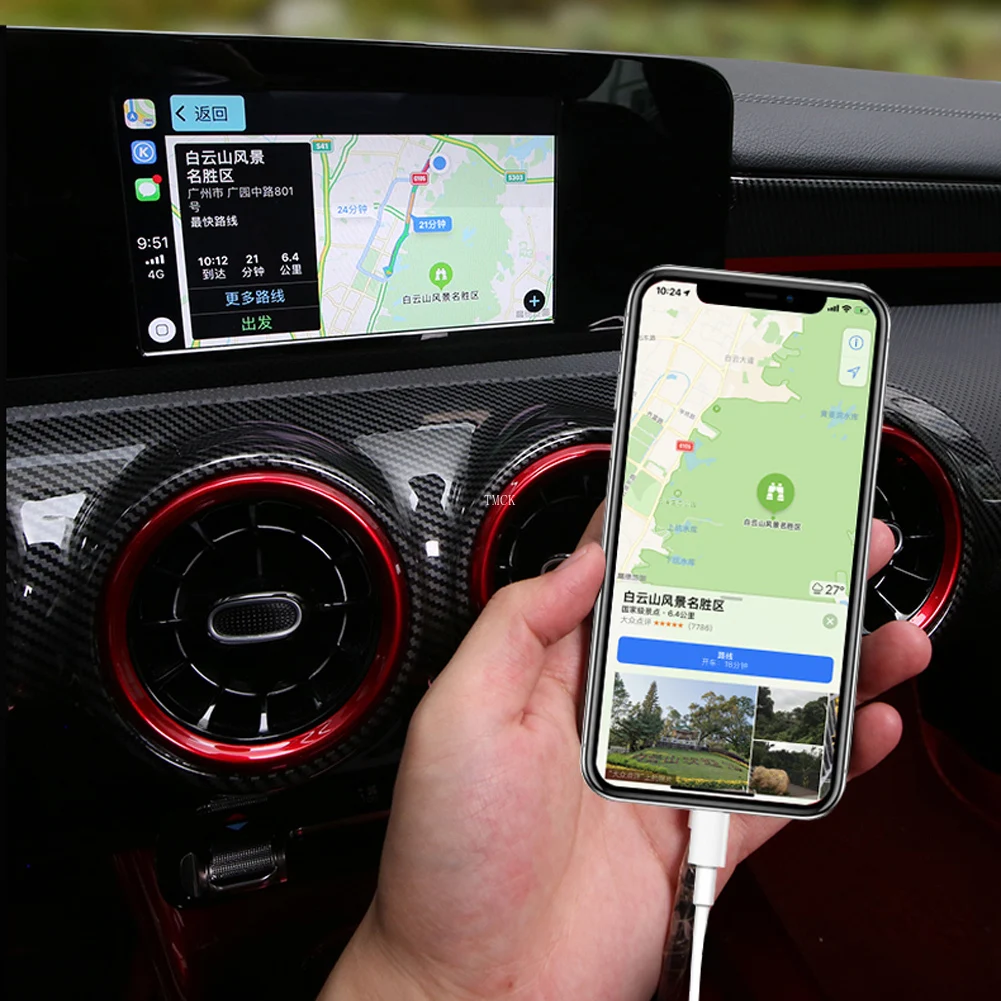 Зарядный Кабель адаптер USB Type C для Mercedes Benz A Class W177 V177 A180 A200 A220 A250 2019 зарядки