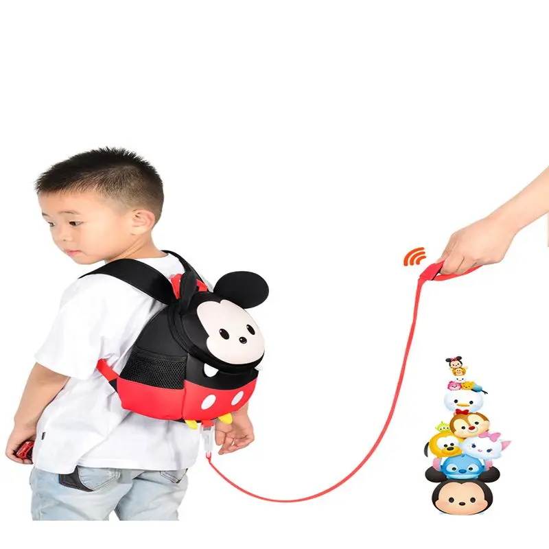 Disney детский сад школьницы 3 года 4 мальчик входит в парк, чтобы предотвратить потерю милый Микки Детский рюкзак красота