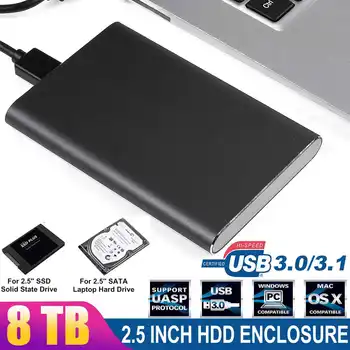 

HDD Case 2.5 SATA to USB 3.0 Adapter Hard Drive Enclosure for SSD Disk HDD Box USB 3.1 Case HD External HDD Enclosure