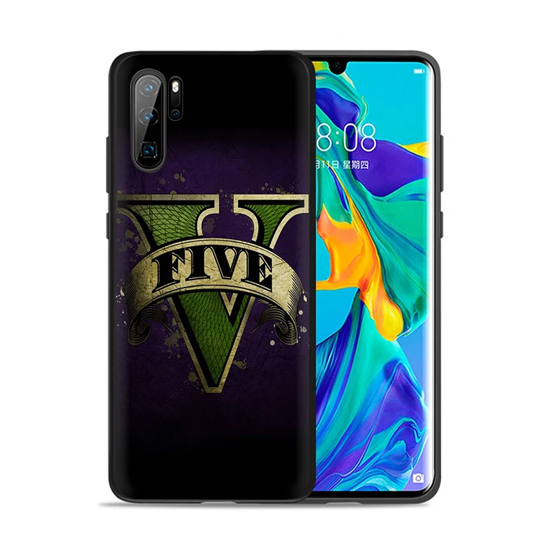 B1 EWAU GTA 5 Grand Theft силиконовый чехол для телефона huawei P8 P9 P10 P20 P30 Pro Lite Mini P Smart Z Plus - Цвет: B1