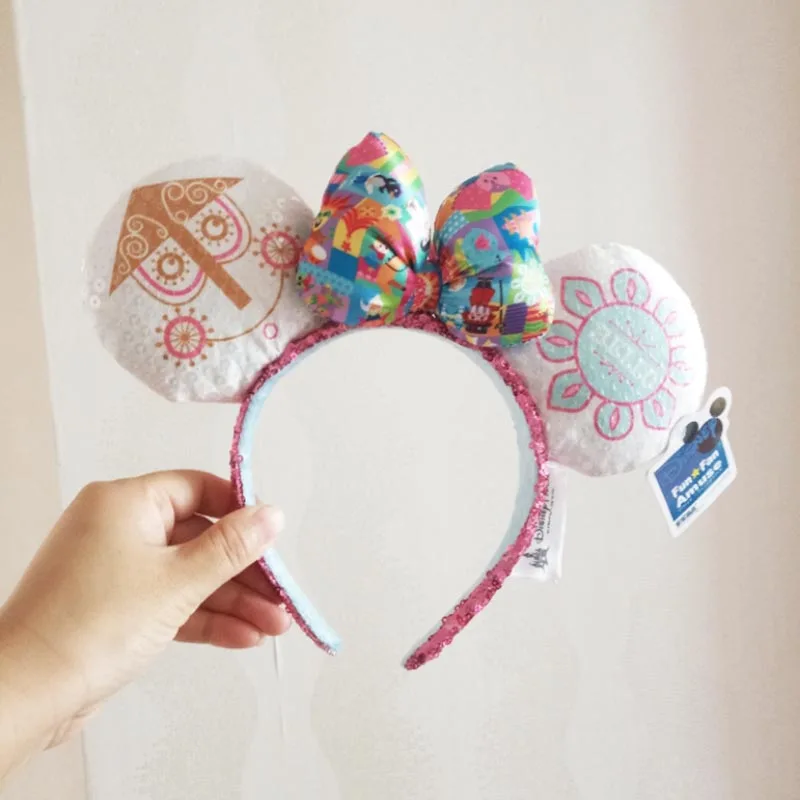 Повязка на голову уши Микки Мауса Disney гонконгские парки маленький мир новый