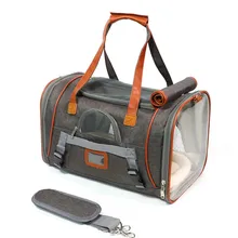 Стильная дышащая складная сумка на плечо для питомца, переносная сумка для питомца, sj-1-CNPT06HPC