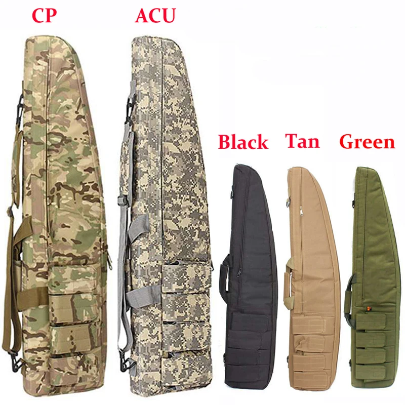 

98CM/118CM Tactical Gun Bag Military Gun Carry Sniper Rifle Gun Case Protection Bags Airsoft Hunting Backpack Shoulder Pouch