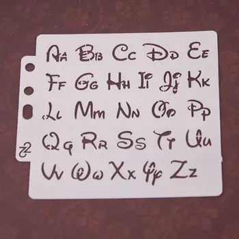 

Alphabet Letter Stencils Template Painting Scrapbooking Embossing Stamping Album Card DIY