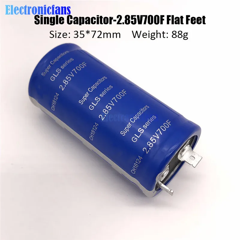 2 85 V 700F супер фарад конденсатор 35*72 мм флаг ноги два фута 2.85V700F для Автомобильный