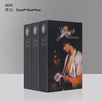 

Fashion Fake Books Modern Simulation Book Home Decor Club Hotel Model Room Study Soft Decoration Prop for Women's Living Room