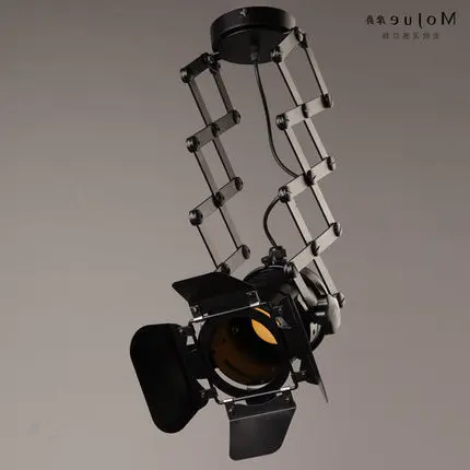 Modern Suspension Luminaire Retro American Industrial Cameras Clips Pendant Light Balcony Study Bedroom hanglamp | Освещение