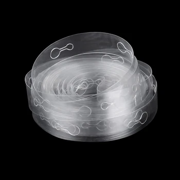 

New 1 Pc 5m Balloon Chain Tape Clear Two Holes Arch Connect Strip Balloon Holder For Birthday Wedding Party Supplies