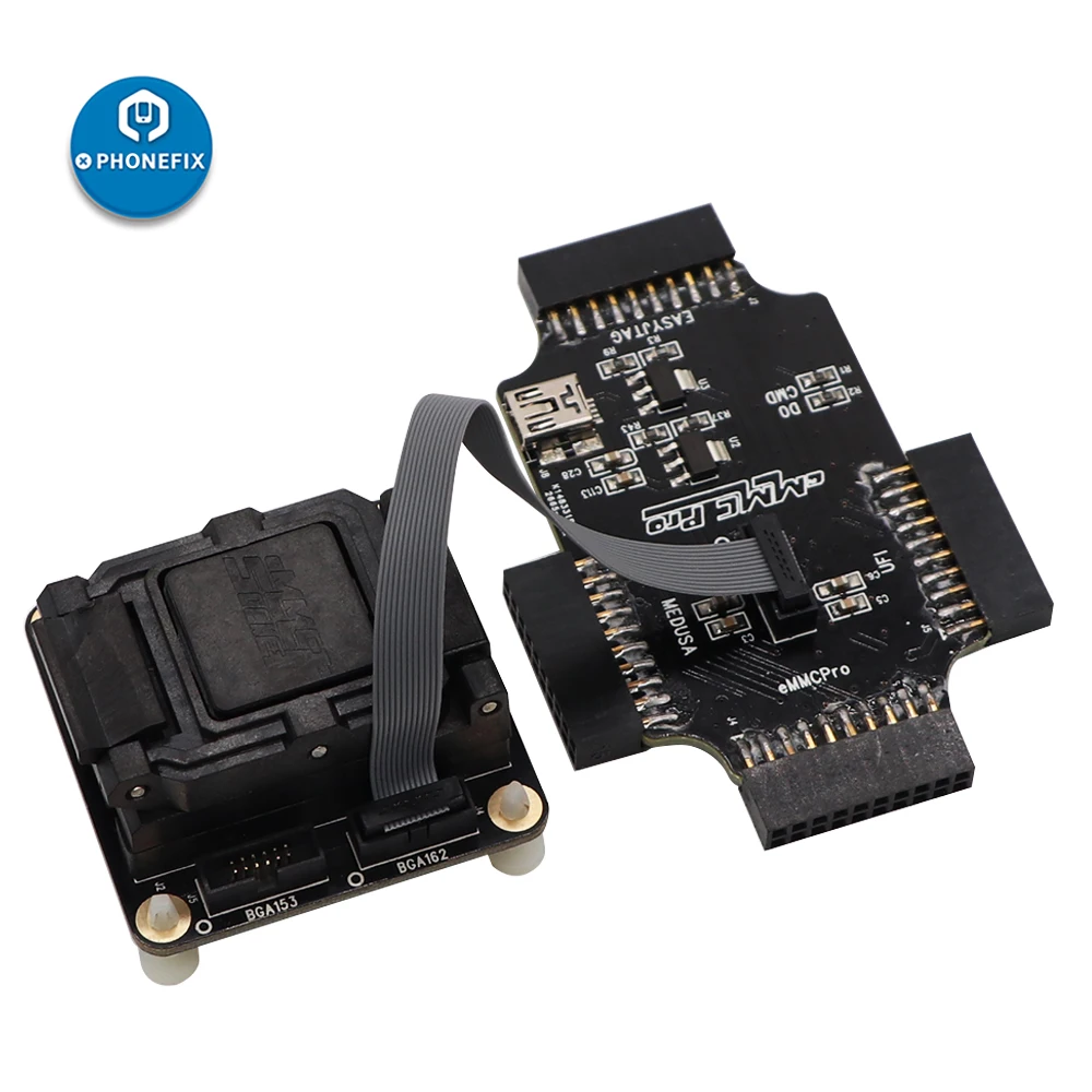 EMMC разъем для BGA153 BGA162 BGA169 BGA186 BGA221 BGA529 EMMC IC EMMC коробка EMMC Pro Медуза PRO легкий JTAG UFi коробка ремонт телефона