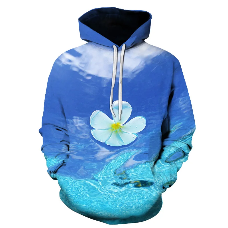 Hot New Design Flowers Hoodies Men/Women 3d Sweatshirts Digital Print Rosa Roses Floral Hooded Harajuku Hoodies Brand Hoody Tops - Цвет: picture color