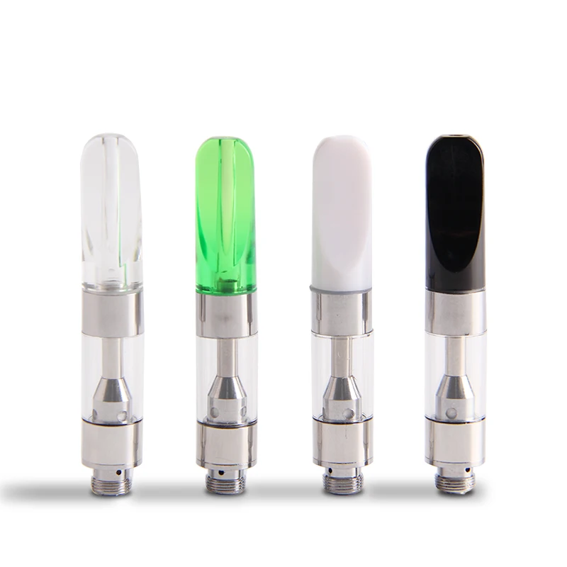 

10pcs/lot G5 vaporizer tank ceramic coil glass vape cartridges 510 oil vape pen thick CBD oil atomizer CBD Preheat Battery