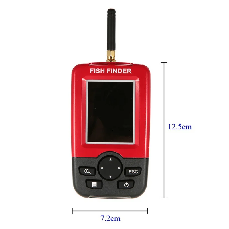 Уличный умный портативный эхолот 100 м, беспроводной эхолот, эхолот для рыбалки на озере и море