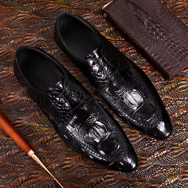 Genuine leather oxford shoes Men's Apparel Men's Shoes Oxfords color: Black|Brown|Burgundy