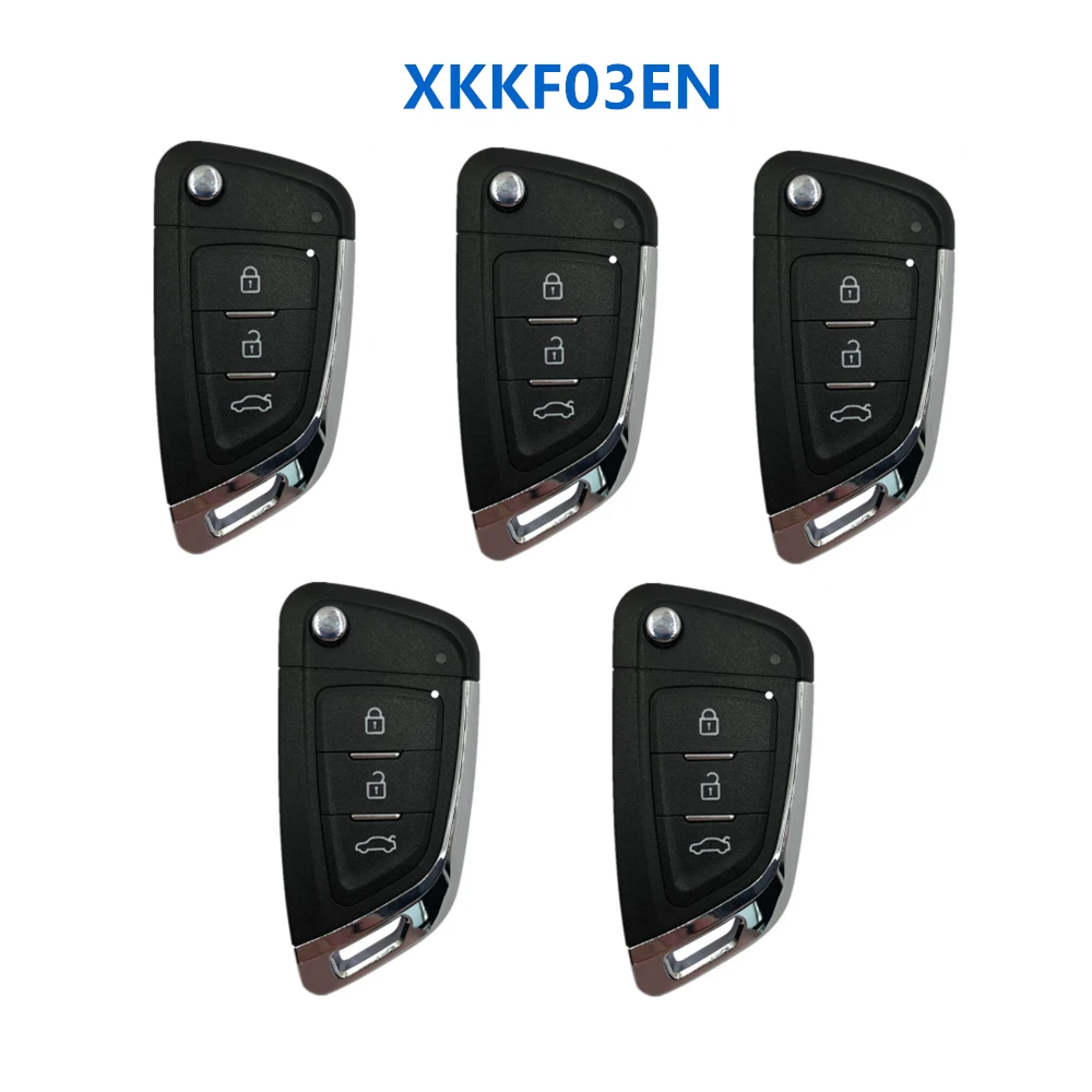 5/10 шт./лот Xhorse VVDI2 XKKF03EN DF проводной Автомобильный ключ пульт дистанционного