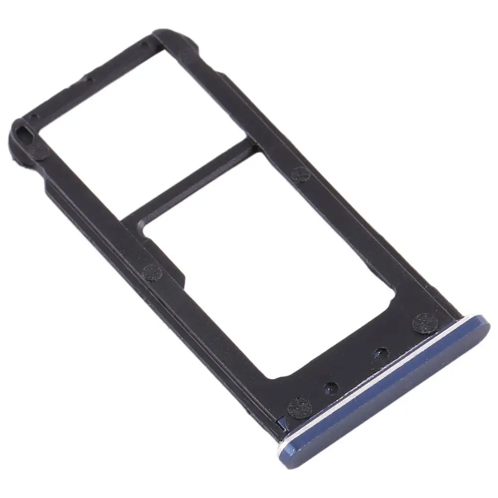 Синий Лоток для sim-карт+ лоток для sim-карт/лоток для карт памяти Micro SD для Nokia 6,1/6()/TA-1043 TA-1045 TA-1050 TA-1054 TA-1068 TA - Цвет: Синий