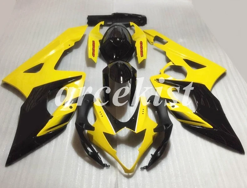 New ABS Injection Mold Motorcycle whole Fairings Kit Fit For SUZUKI GSX-R1000 K5 2005 2006 05 06 GSXR1000 custom black yellow | Автомобили