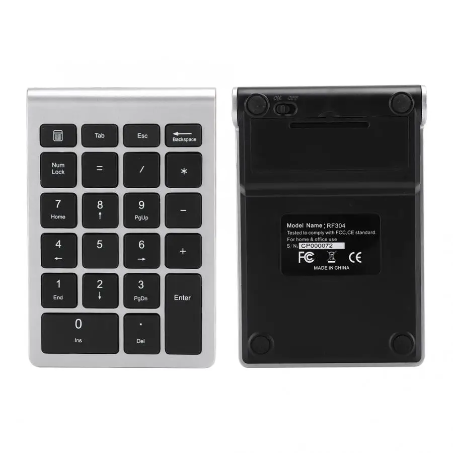 Беспроводная мини клавиатура с ножницами 22 клавиши USB 2 4G|Клавиатуры| |