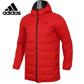 

Adidas Neo REVERSIBLE PARK Red Down Jacket Mens Running Jas Sport Kleding Wind-proof Hoodies