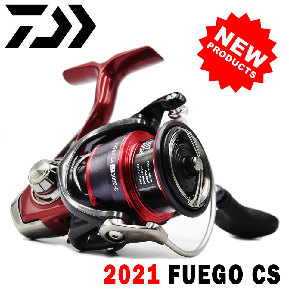 Moulinet Toupie Daiwa Fuego LT 1000D - Ratio 5.2:1, Frein 11 Lb, Pour Pêche Légère
