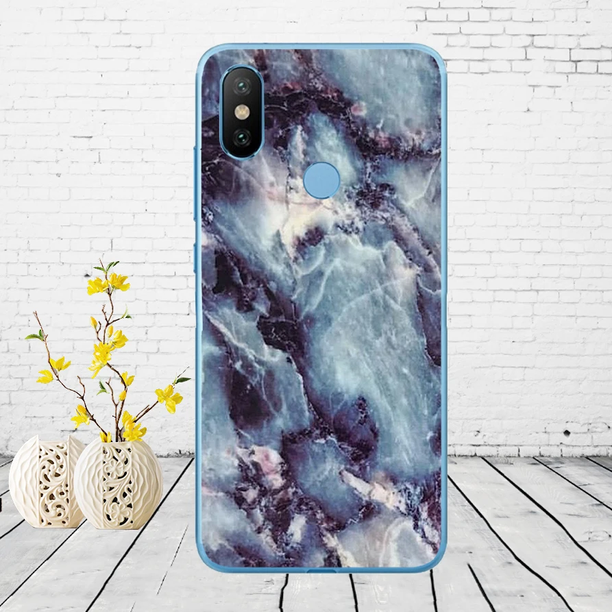 Мягкий силиконовый чехол с мраморным камнем для Xiao mi Red mi 6 6a mi 8 a2 lite note 5 6 pro 7 - Цвет: 13