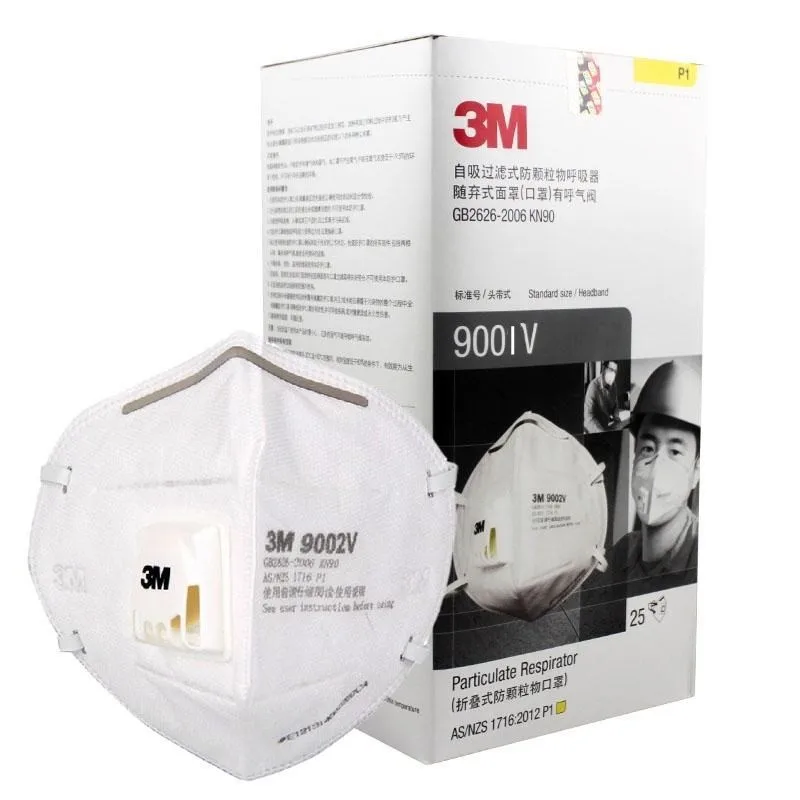 

3M 9901V Mask Safety Protective FFP2 FFP3 N95 Dust Mask Anti-PM 2.5 Sanitary Working Face Mask Respirator With Filter