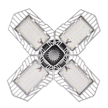 

60W LED Work Light 4 Adjustable Panels Garage Light High Bay Lamp Warehouse Bar Basement