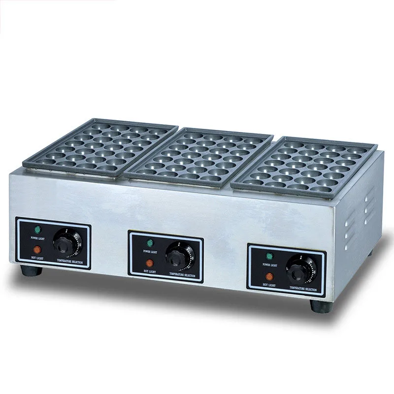 BS-60B Three Plate Electric Octopus Balls Furnace Octopus Balls Machine Small Balls Machine Leisure Snack Electric Stove