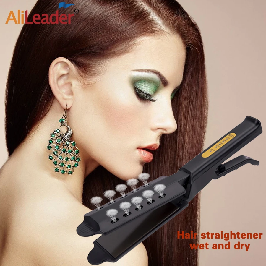 

Alileader Electric Hair Straightener Professional Hair Straightener Remington Dry & Wet Hair Tourmaline Ceramic Panel Straighten