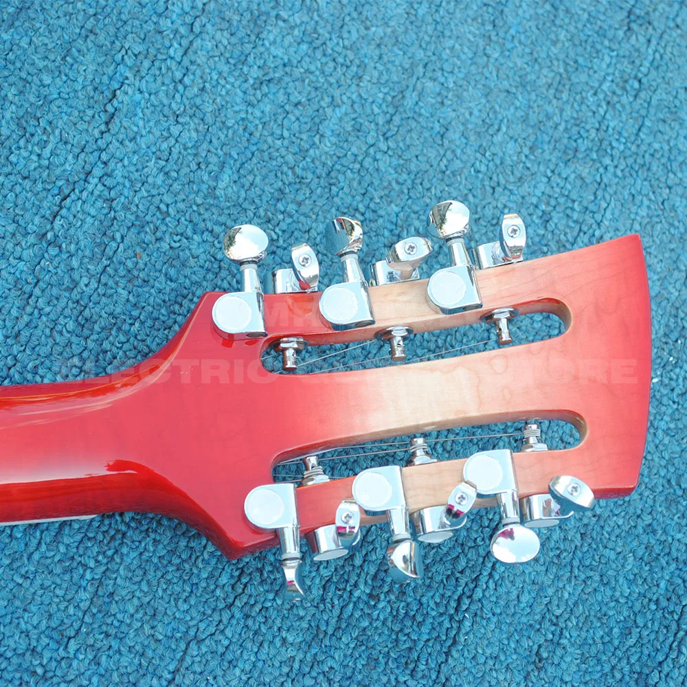 Ricken electric backer гитара cherryburst 12 струн полуполый корпус Джаз электрогитара