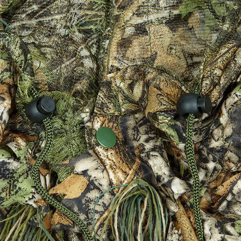 Ghillie костюм охотничий лесной 3D бионический лист Маскировка Униформа Cs камуфляж костюмы набор джунгли поезд охотничья ткань