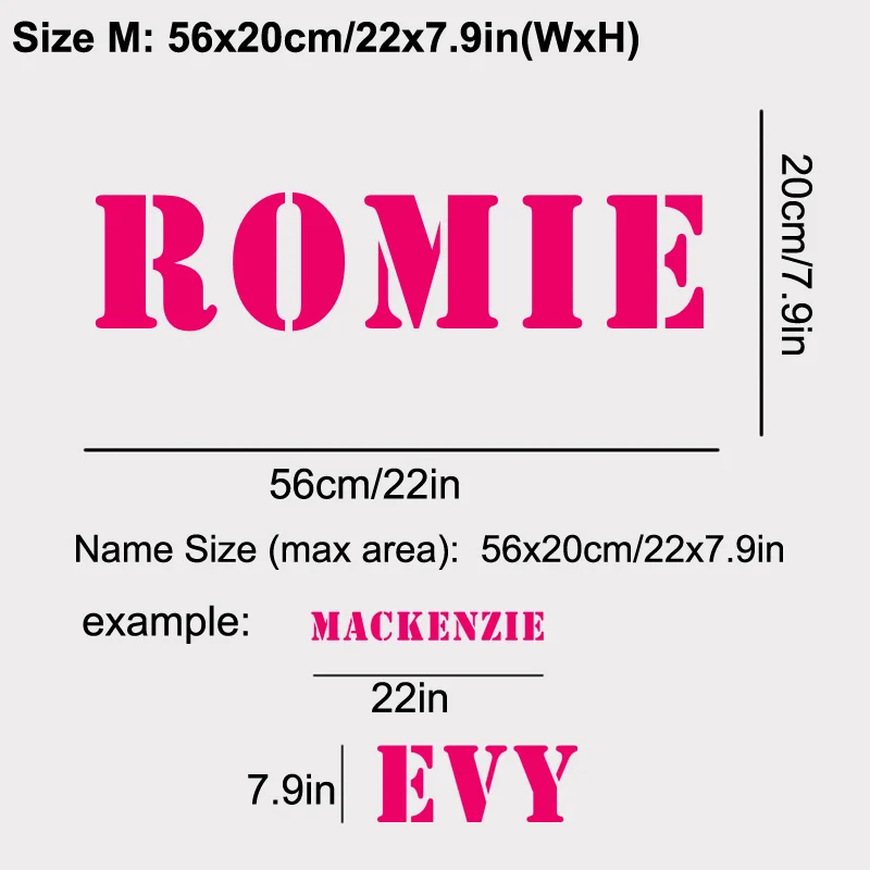 Personalized Lettering Vinyl Sticker wall stickers self adhesive stickers vinyl stickers vinyl wall stickers For Car/Door Boys Girls Children Home