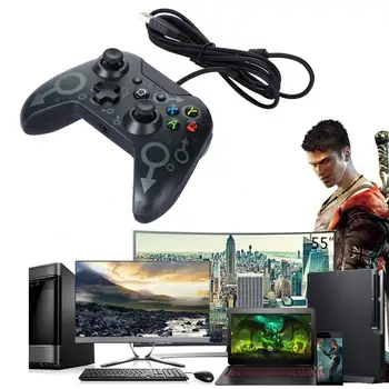 

USB Wired Vibration Gamepad Joystick For PC Controller For Windows 7 / 8 / 10 Not for Xbox 360 Joypad with high quality
